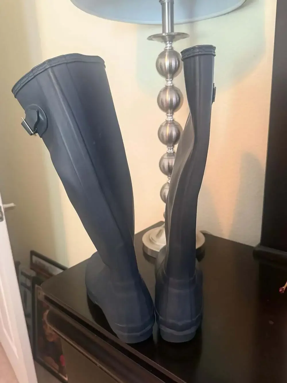 Hunter Women's Original Tall Rain Boots Navy Size US 8 / EU 39